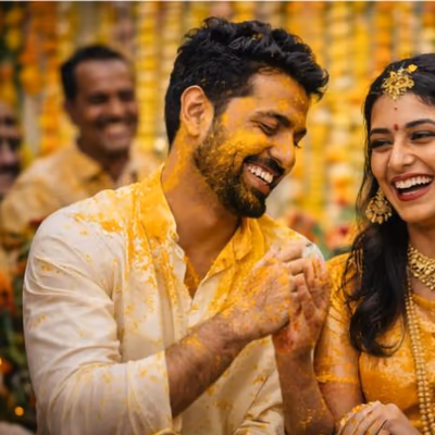 Haldi outfits for rent in Bangalore