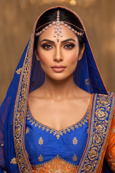 Rose Gold Raindrop Stone Worked Heavy Bridal Jewellery Set — view 3 of 3