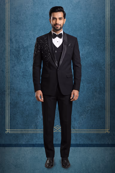 Black Kingly Event & Party Suit — view 1 of 3