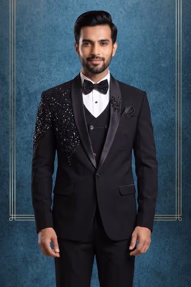Black Kingly Event & Party Suit — view 2 of 3