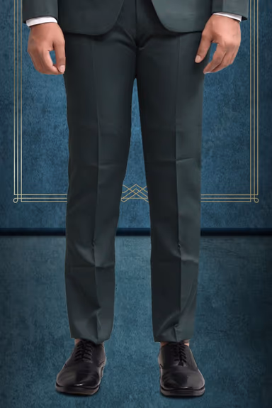 3 Piece Polyster Green Suit — view 3 of 6