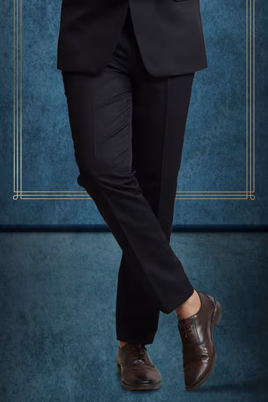 3 Piece Imported Fabric Black Suit — view 3 of 6