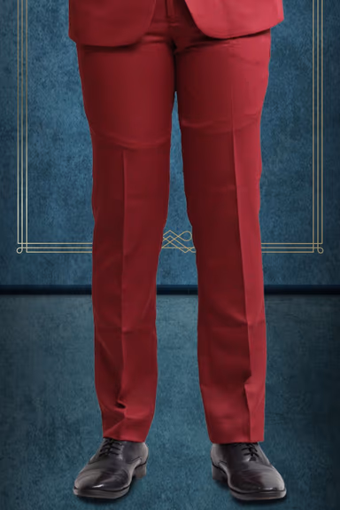3 Piece Imported Fabric Reddish  Suit — view 3 of 6