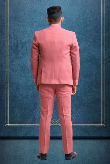 3 Piece Polyster Pink Suit — view 4 of 6