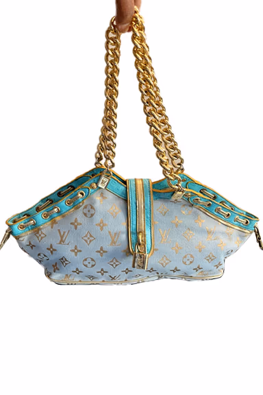 Louis Vuitton green and Gold handbags M5900 — view 1 of 2