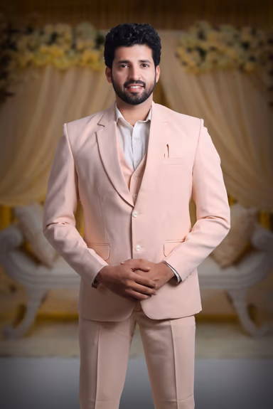 Polyster Light Peach  Suit — view 2 of 6