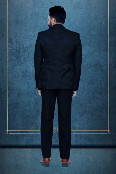 2 Pcs Polyester In Black 2Pc Suit — view 4 of 6