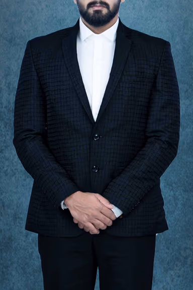 2 Pcs Polyester In Black 2Pc Suit — view 3 of 6