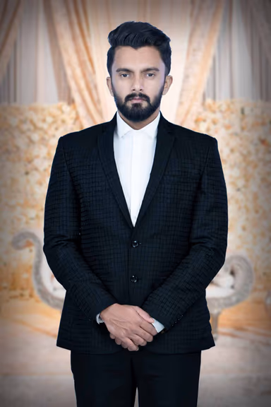 2 Pcs Polyester In Black 2Pc Suit — view 6 of 6