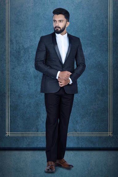 2 Pcs Polyester In Dark Blue 2Pc Suit — view 3 of 6