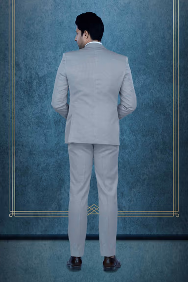 2 Pcs Rayon Terylene In Grey 2Pc Suit — view 5 of 7