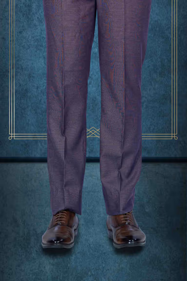 2 Pcs Rayon Terry In Maroon 2Pc Suit — view 4 of 6