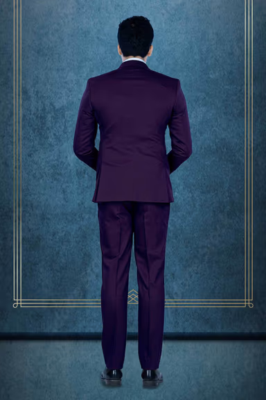 2 Pcs Rayon Spandex Terry In Violet 2Pc Suit — view 5 of 7