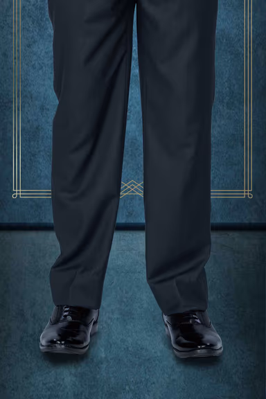 3 Pcs Imported Terry Rayon In Black 3Pc Suit — view 3 of 6