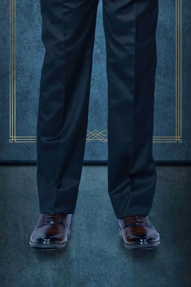 Polyester Viscose In Black 3Pc Suit — view 3 of 6