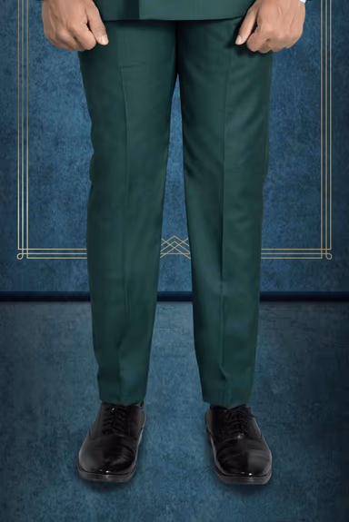 3 Pcs Polyster In Bottle Green Suit — view 5 of 6