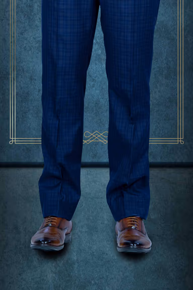 3Pc Suit Polyester Viscose In Dark Blue 3Pc Suit — view 6 of 7