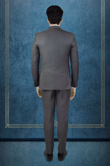 3 Pcs Polyster Dark Grey 3Pc Suit — view 5 of 7
