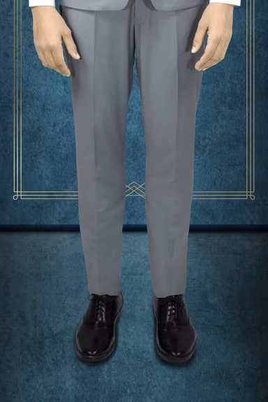 Light Grey Polyster 3Pc Suit — view 5 of 6