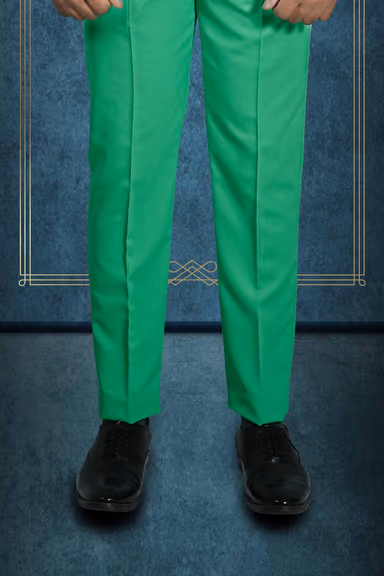 3 Pcs Polyster Mint Green Suit — view 6 of 7