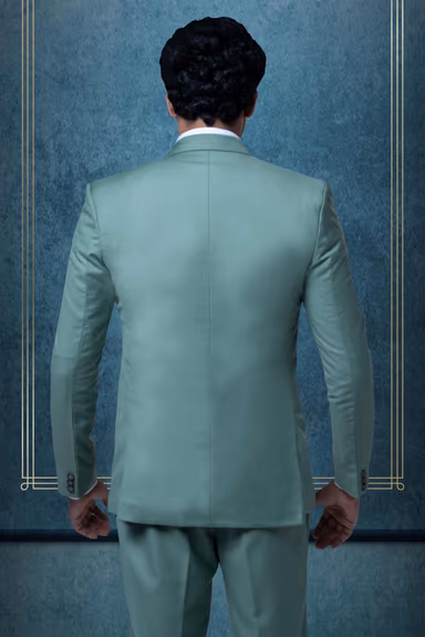 3 Pcs Suiting In Moss Green 3Pc Suit — view 5 of 7