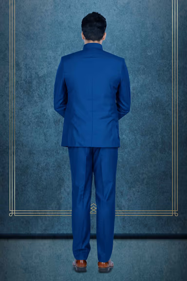 Mat Deep Blue Jodhpuri Using Terry Ryon — view 4 of 5