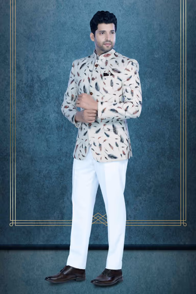 Printed Muti  Jodhpuri Using Silky Jaquard — view 3 of 6