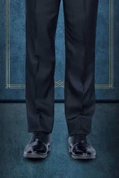 Royal Blue Jodhpuri Using Suiting Material — view 3 of 6