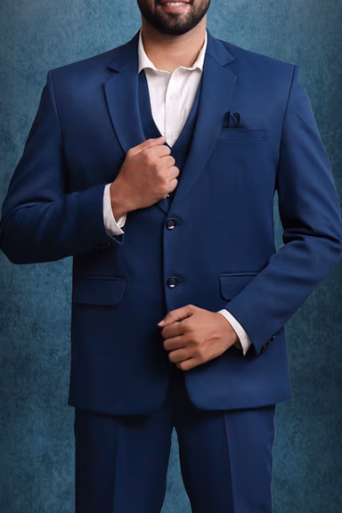 Polyster Navy Blue Suit — view 5 of 6
