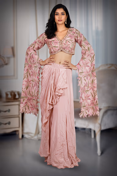 Blush Pink Contemporary Ethnic Ensemble — view 2 of 4