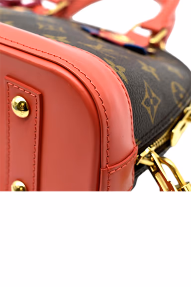 Louis Vuitton Alma BB Totem Monogram Canvas Satchel Bag Flamingo — view 7 of 10