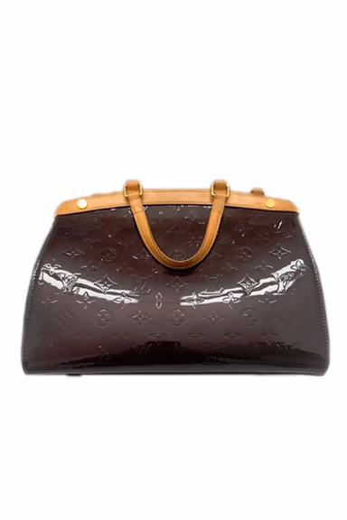 Louis Vuitton Brea Shoulder Bag PM Amarante Leather Monogram Vernis — view 7 of 7