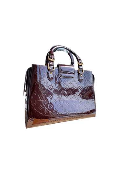 Louis Vuitton Melrose Avenue Vernis Amarante Handbag Purse B0655 — view 6 of 8