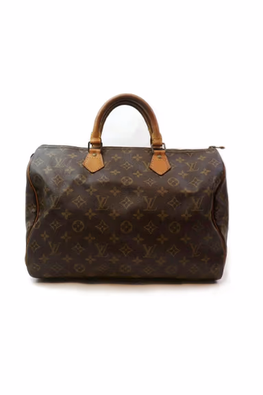 Louis Vuitton Speedy 35 Monogram Canvas Boston Bag with Charm — view 5 of 6
