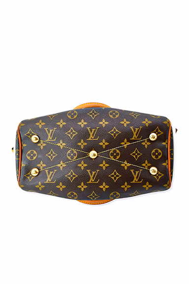 Tivoli PM Monogram Canvas Satchel Bag Brown — view 8 of 8