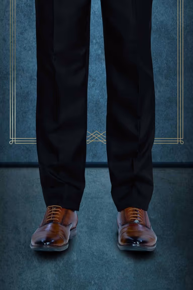Cinnamon Color Jodhpuri Using Jacquard fabric — view 5 of 6