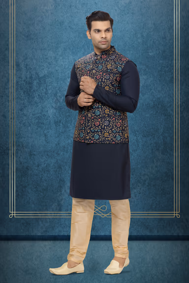 Lavish Kurta Modi Jacket Set — view 3 of 6