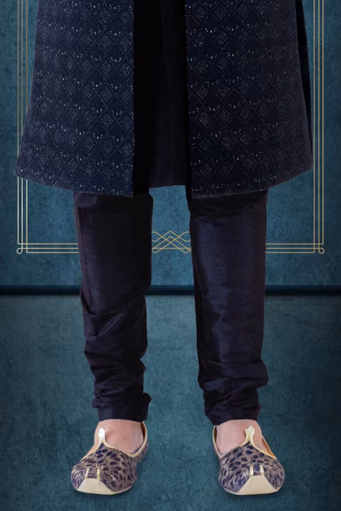 Navy Blue Jacket Sherwani — view 6 of 6