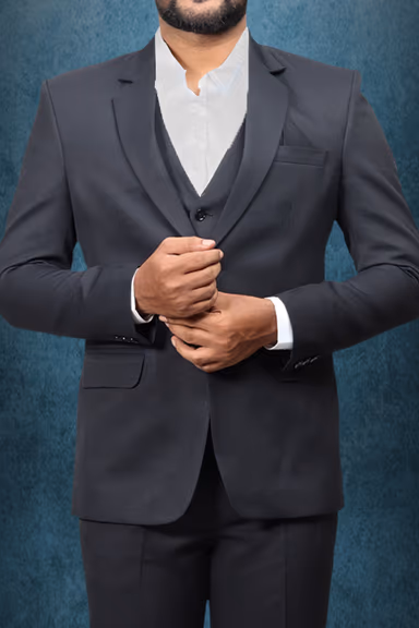 3 Piece Black Suit — view 4 of 6