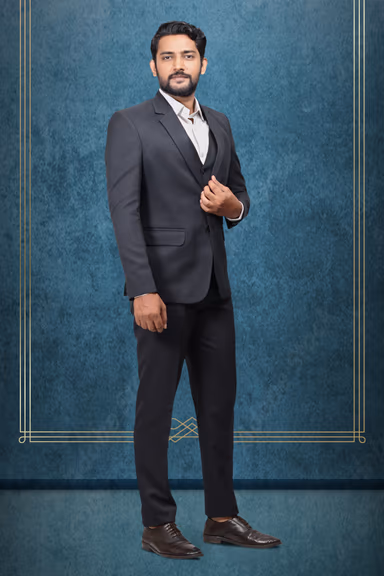 3 Piece Black Suit — view 2 of 6