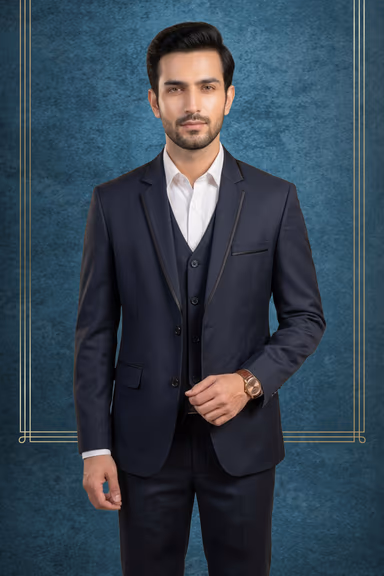 Blue Formal Suit Set — view 2 of 2
