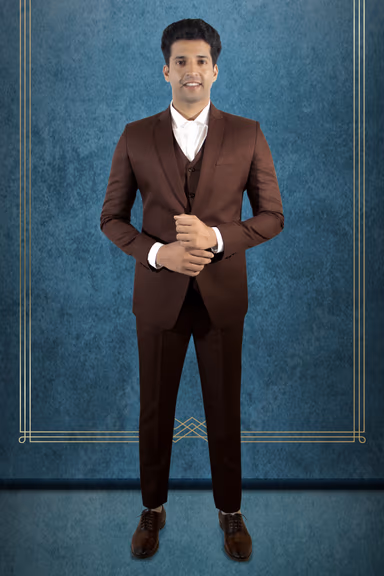 Coffee Brown Suit — view 1 of 6