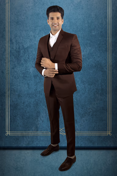 Coffee Brown Suit — view 3 of 6