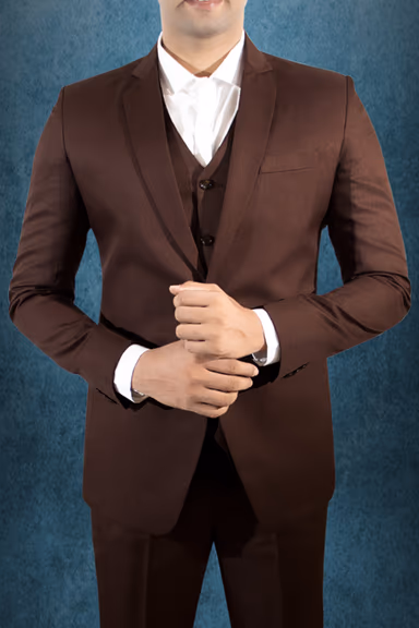 Coffee Brown Suit — view 4 of 6