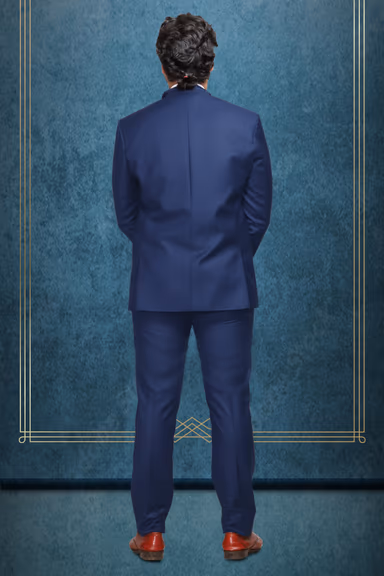 Royal Blue Three-Piece Suit — view 3 of 3