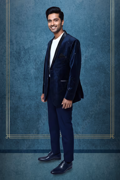 Sequenced velevet blazer for mens — view 3 of 4
