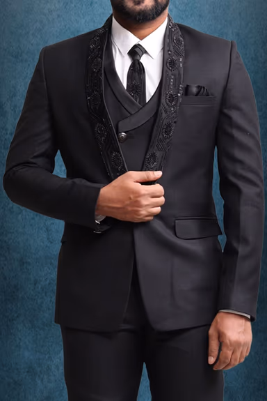 Black Sumptuous Event & Party Suit — view 5 of 7