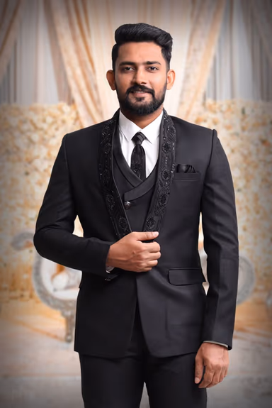 Black Sumptuous Event & Party Suit — view 7 of 7