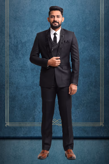 Black Sumptuous Event & Party Suit — view 1 of 7