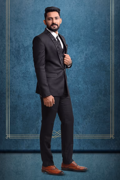 Black Sumptuous Event & Party Suit — view 3 of 7